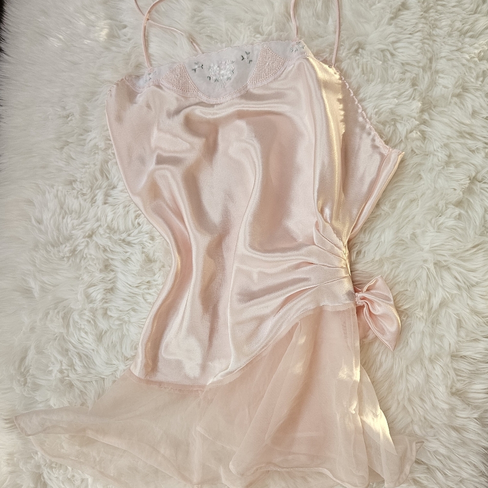 Vintage baby pink lingerie